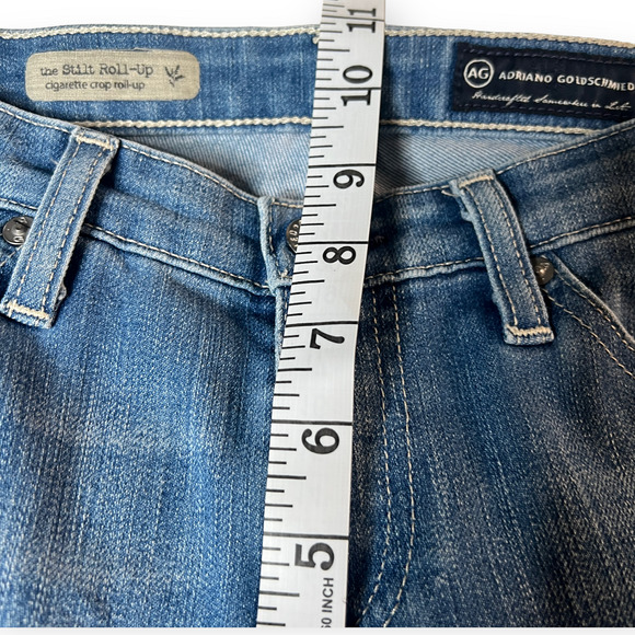 AG Adriano Goldshmied Stilt Crop Jeans Size 28 - Picture 8 of 11